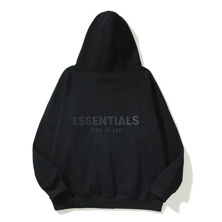 Áo Khoác Hoodie Essentials  Nam Nữ, Form Rộng Unisex Chất Nỉ Bông Dày Màu Xám - Repsaigon
