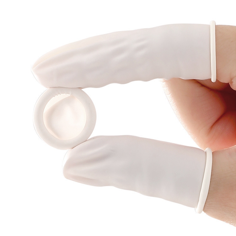 Bao Ngón Tay Cao Su Y Tế - Gói 500g. Bao tay ngón cao su tĩnh điện, ngăn ngừa mồ hôi vết bẩn.