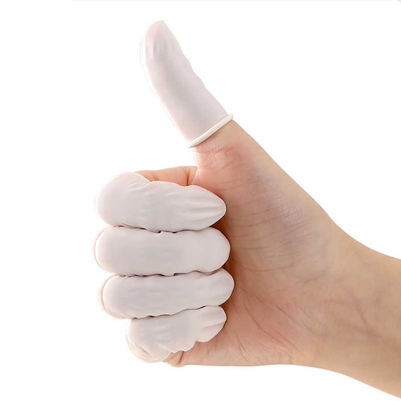 Bao Ngón Tay Cao Su Y Tế - Gói 500g. Bao tay ngón cao su tĩnh điện, ngăn ngừa mồ hôi vết bẩn.