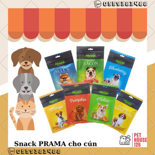 Bánh thưởng cho chó prama dog snacks nhiều hương vị - túi 70g