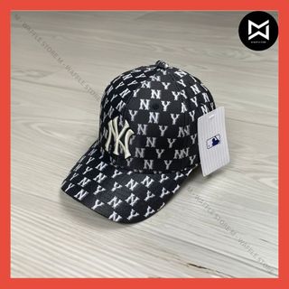 (𝗖𝗵𝗶́𝗻𝗵 𝗵𝗮̃𝗻𝗴) Nón Mũ lưỡi trai MLB Monogram NY - 𝗠𝗟𝗕 CAP Full Code