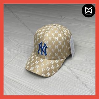 (𝗖𝗵𝗶́𝗻𝗵 𝗵𝗮̃𝗻𝗴) Nón Mũ lưỡi trai MLB Monogram NY - 𝗠𝗟𝗕 CAP Full Code