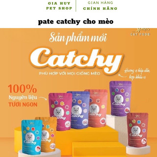 Pate 5 plus pate Catchy pate cho mèo thức ăn cho mèo 70g giahuypetshop