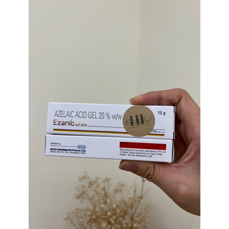 Gel AZELAIC ACID 20% Ezanic giảm mụn mờ thâm sáng da 15g