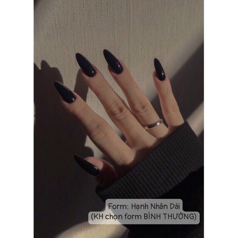 CiCin Nailbox 🖤 / Móng úp Trơn Đen (KHÔNG PHẢI SƠN THẠCH, KH nhớ đọc mô tả nha)