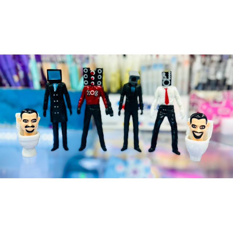 Bộ Đồ Chơi Mô Hình Nhân Vật SKIBIDI TOILET 7-15cm