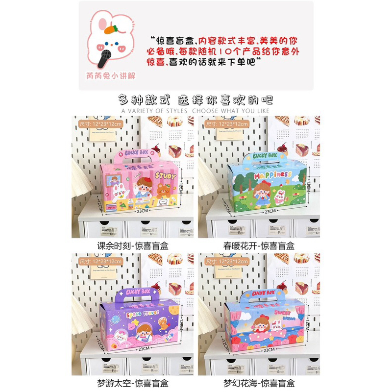 Bộ Đồ Chơi Blindbox Test Nhân Phẩm Hộp To Mẫu Mới Siêu Cute