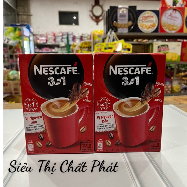 Hộp Cà Phê Nescafe 3in1 hộp