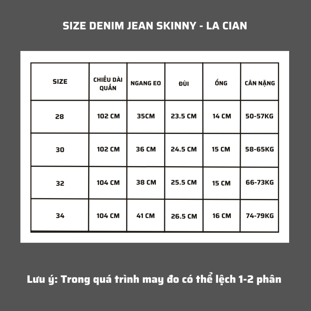 Quần Jeans Nam Đen Trơn Co Dãn LA CIAN Skinny Jeans BLACK