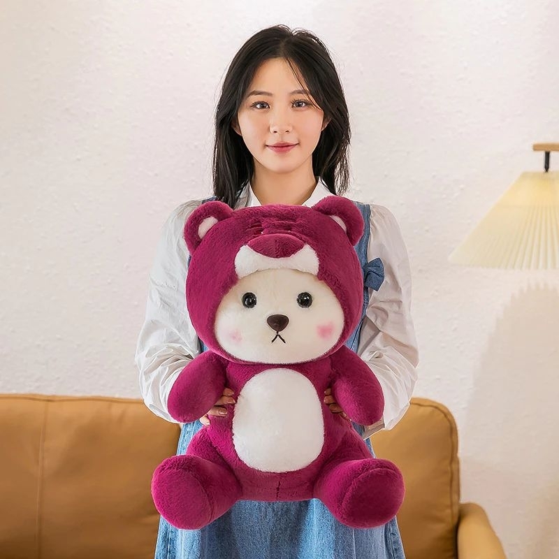 Gấu Bông Lenna Cosplay Size 60cm Gấu Dâu Mặc Đồ Siêu Dễ Thương