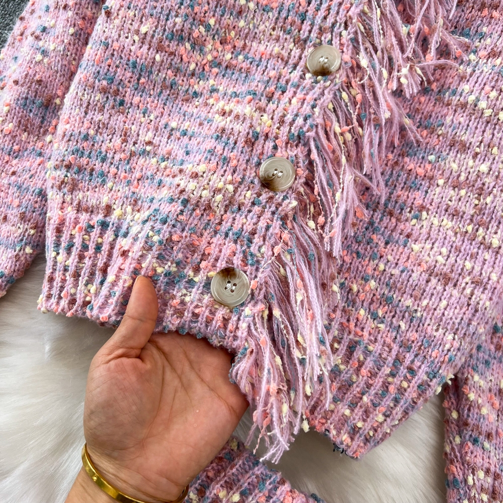 Set váy len nữ sang trọng mùa thu đông