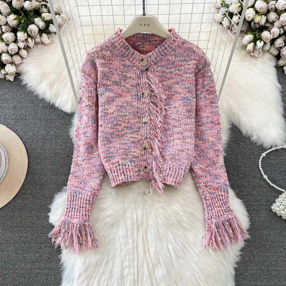 Set váy len nữ sang trọng mùa thu đông