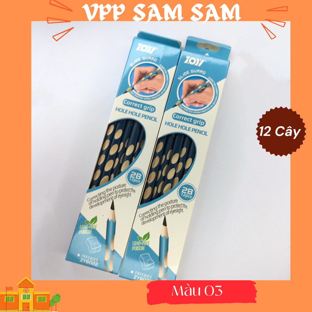 Hộp 12 bút chì định vị 2B
