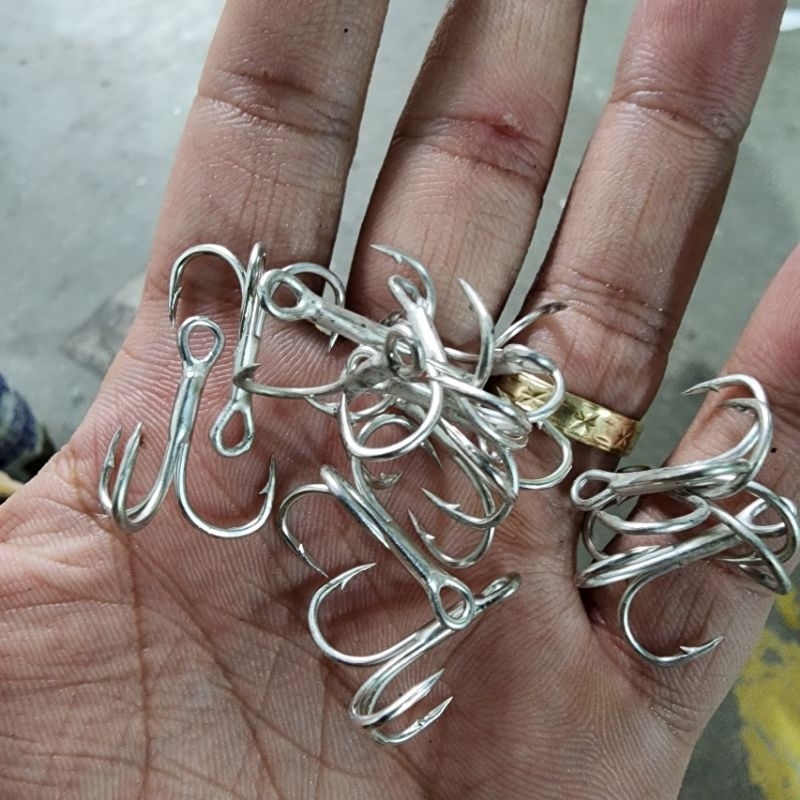 Lưỡi ba tiêu BKK 4X - Siêu khỏe, Siêu Cứng- lưỡi Câu Lure