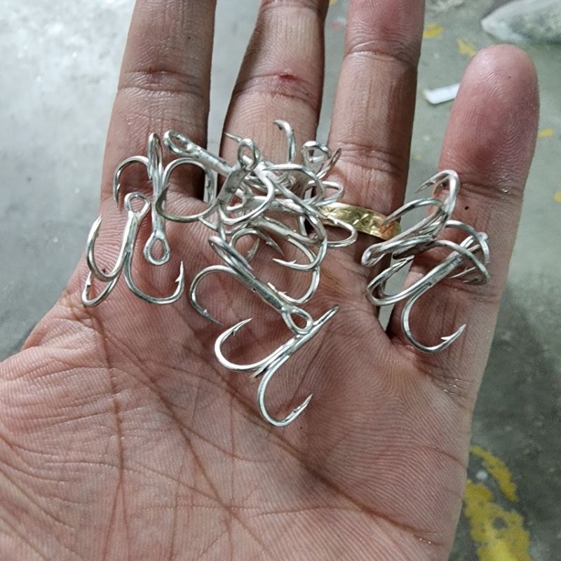 Lưỡi ba tiêu BKK 4X - Siêu khỏe, Siêu Cứng- lưỡi Câu Lure