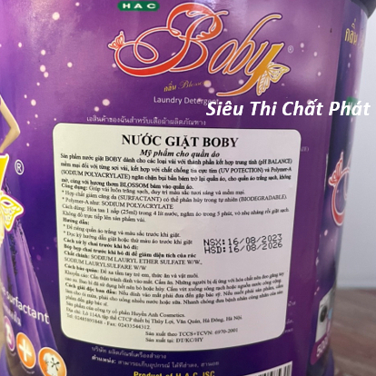 Nước Giặt Boby 5L