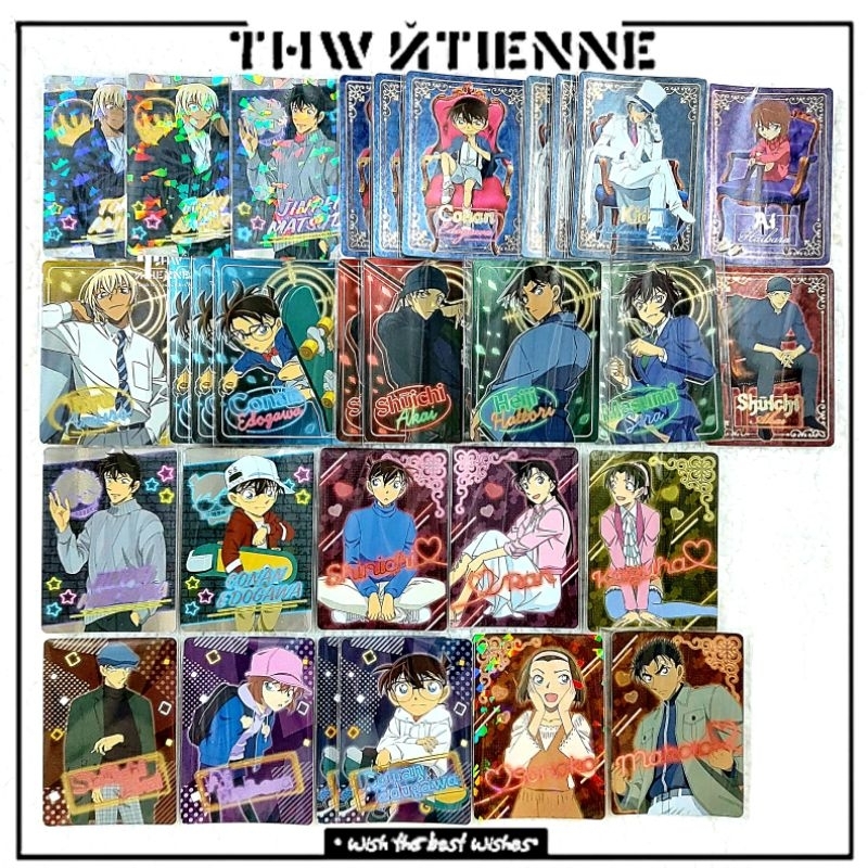 Thẻ neon DETECTIVE CONAN DC chính hãng