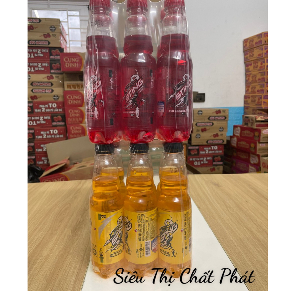 Lốc 6 Chai Nước Tăng Lực Sting 330ml