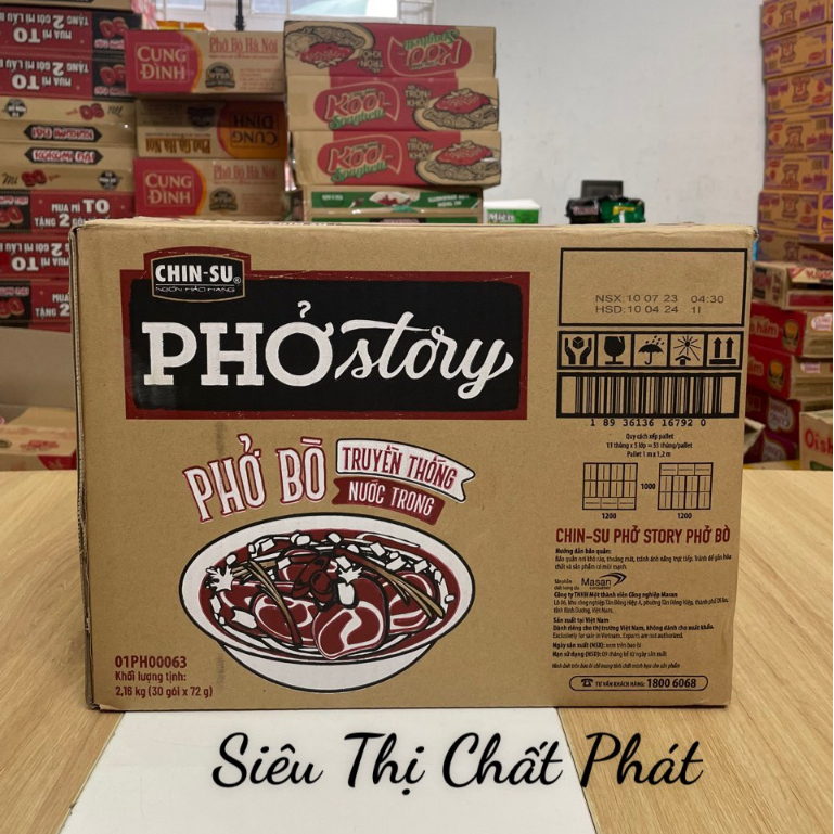 Phở Thìn Bờ Hồ Story Chinsu vị bò gói 72g