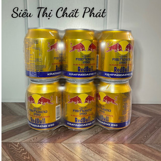 Lốc 6 lon bò húc thái lan x 250ml