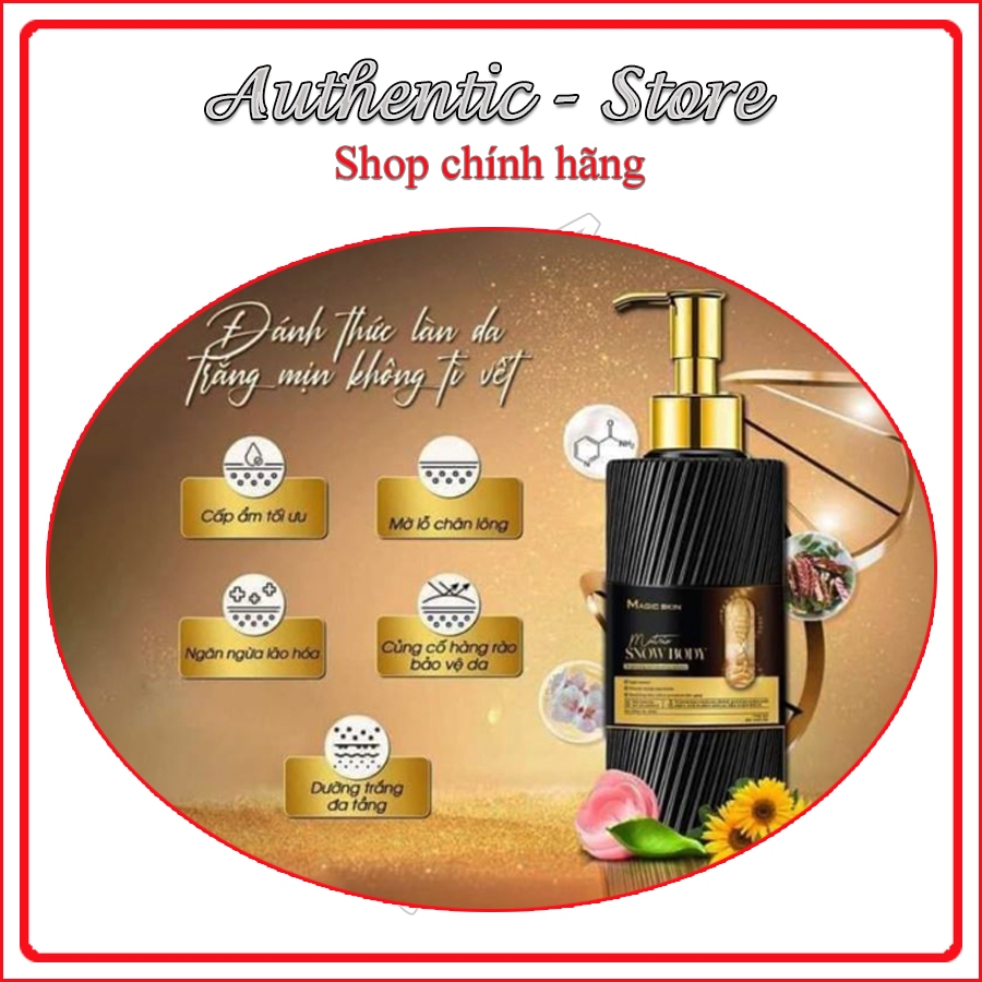 Kem Ủ Dưỡng Trắng Toàn Thân Magic Skin - Snow Body Magic Skin