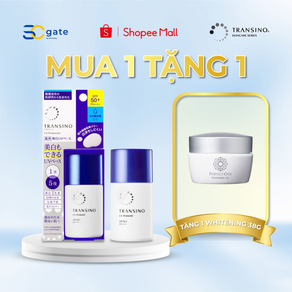 Kem chống nắng trắng sáng UV TRANSINO - TRANSINO UV protector 30ml