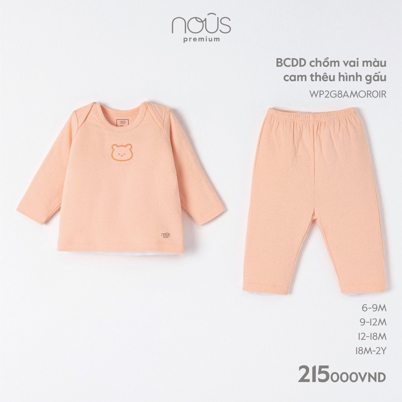 Bộ Dài tay mùa thu cho bé- BST Nous mới 2023