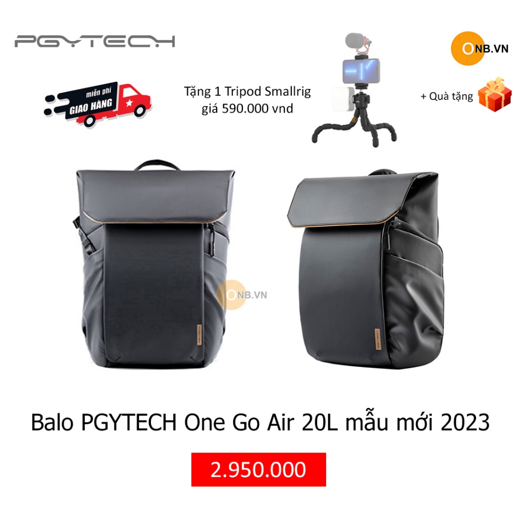 PGYTECH One Go Air 20L - Balo máy ảnh du lịch mẫu mới 2023
