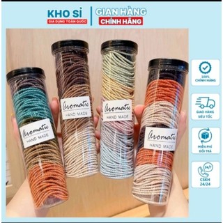 Ống 100 dây cột tóc phong cách hàn quốc - Dây buộc tóc , dây cột tóc