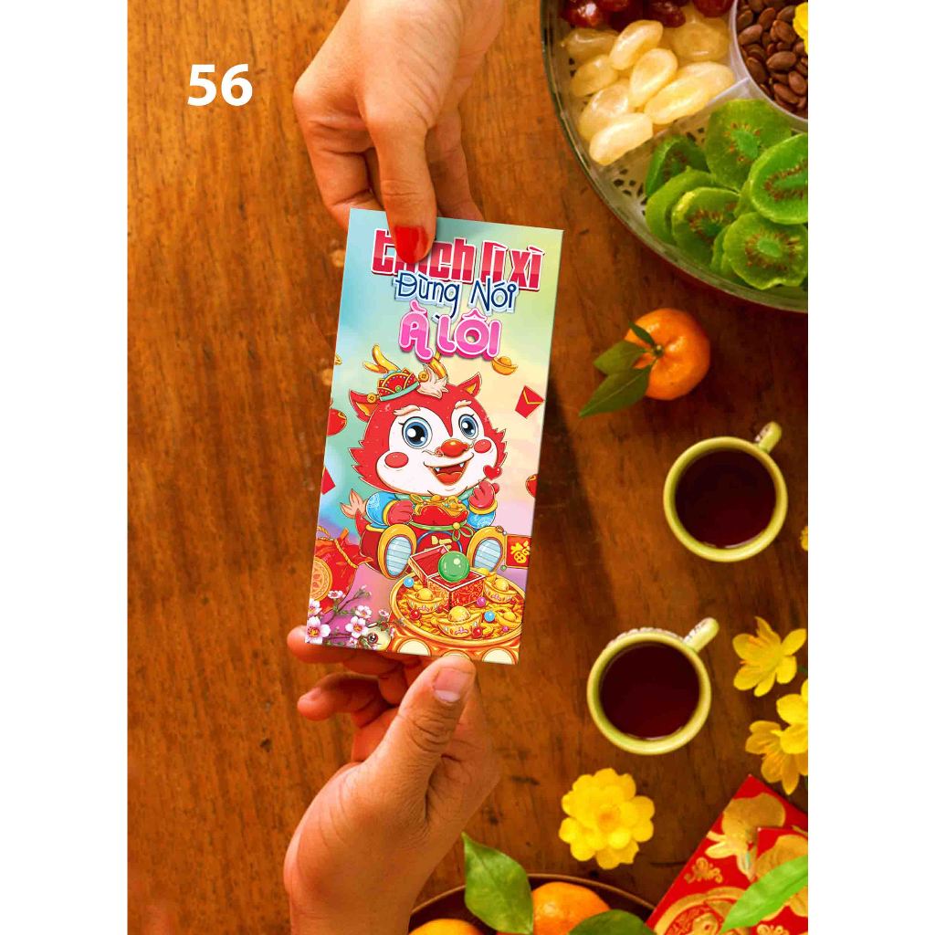 50 bao lì xì hottrend 2024 chọn mẫu