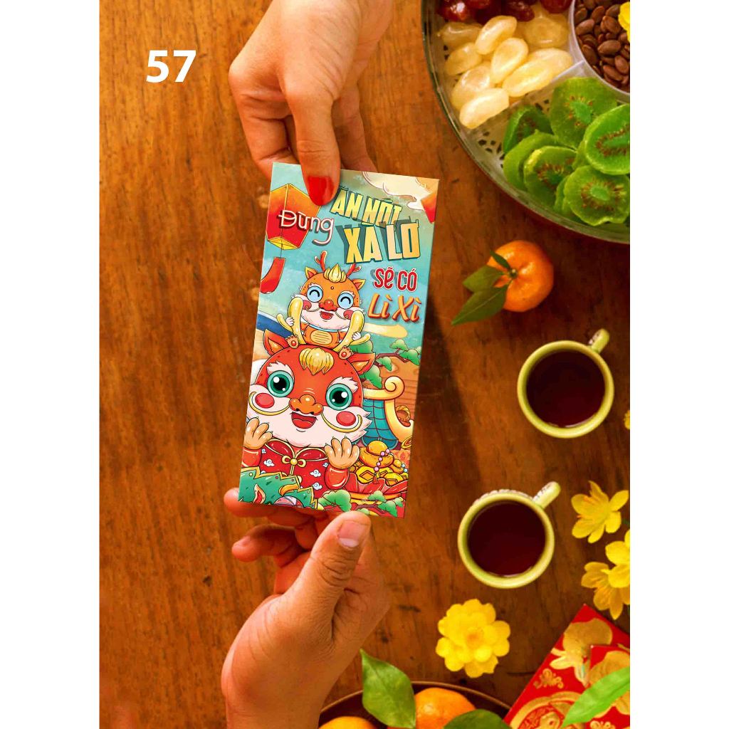 50 bao lì xì hottrend 2024 chọn mẫu