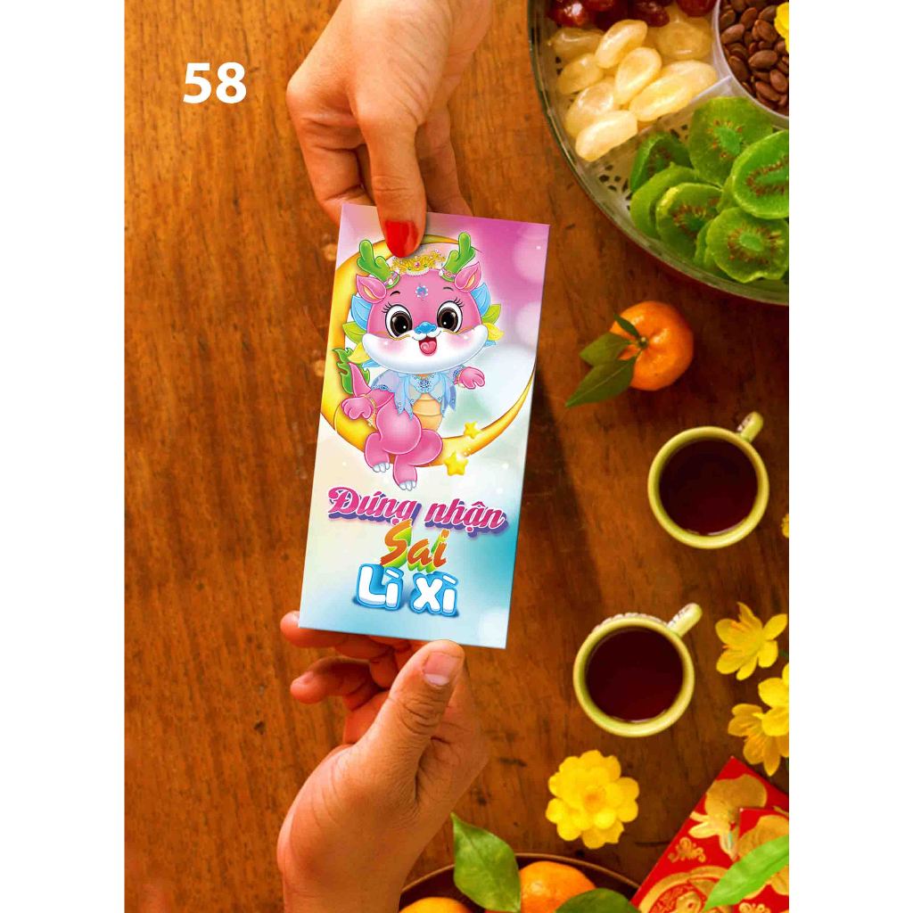 50 bao lì xì hottrend 2024 chọn mẫu