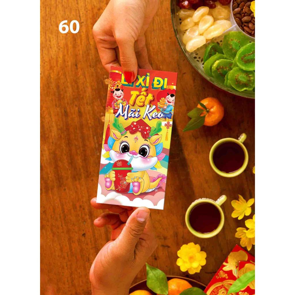 50 bao lì xì hottrend 2024 chọn mẫu