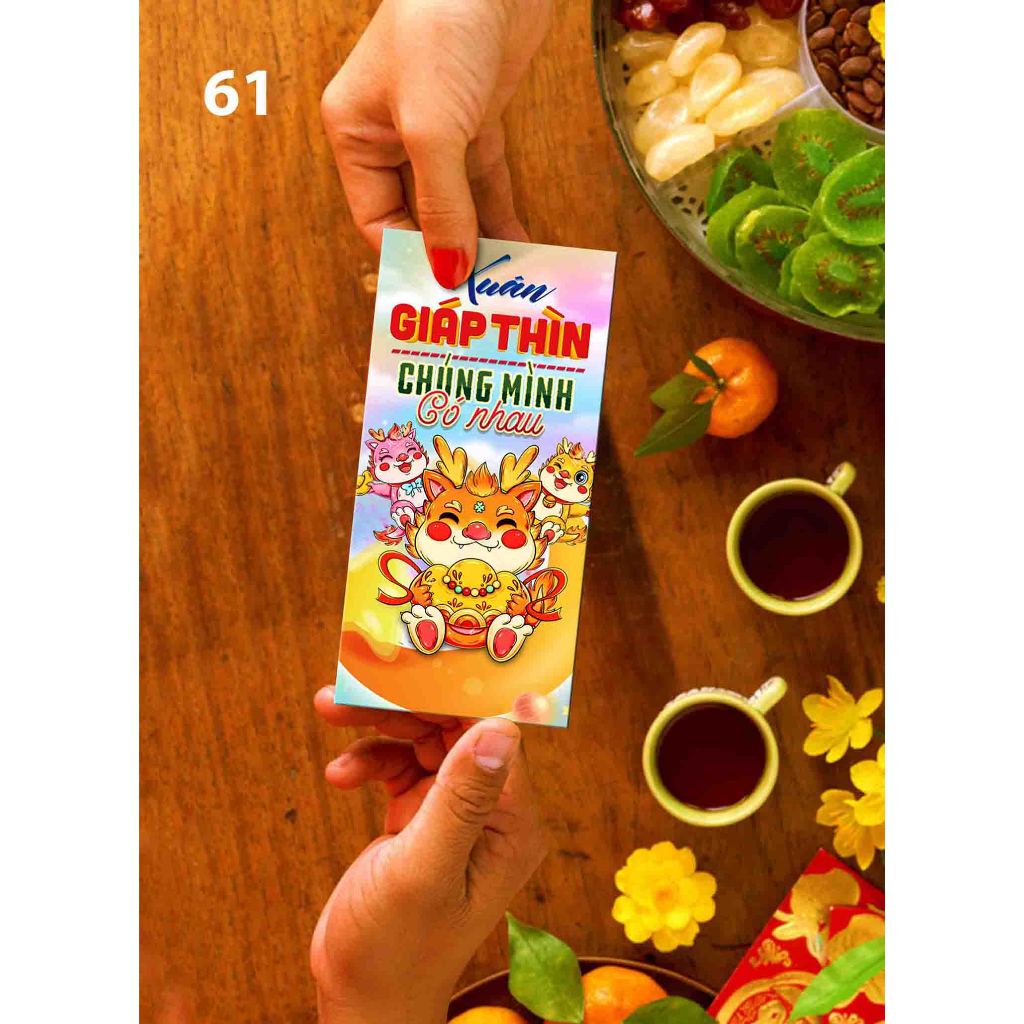 50 bao lì xì hottrend 2024 chọn mẫu