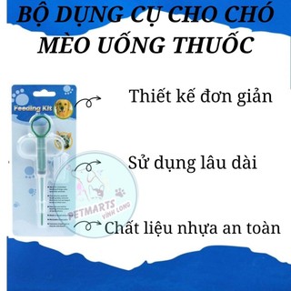 Ống bơm thu ốc và thức ăn cho chó mèo