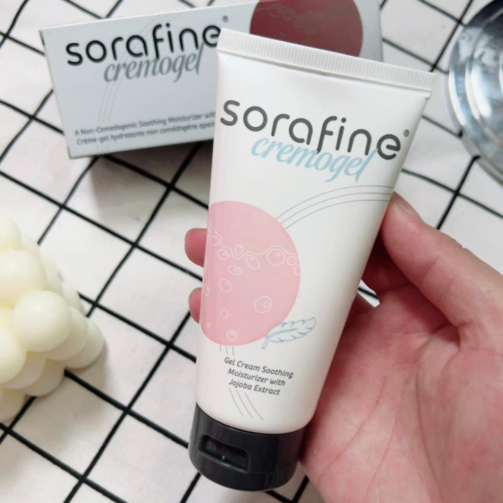 Gel trị liệu hút dầu, se khít lỗ chân lông dành cho da dầu Sorafine cremogel
