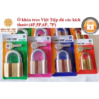 Ổ KHÓA ĐỒNG TREO VIỆT TIỆP AN TOÀN DỄ SỬ DỤNG ĐỦ SIZE ĐỂ LỰA CHỌN