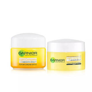 Kem dưỡng sáng da ban ngày Garnier Light Complete Vitamin C SPF30 - kem dưỡng Garnier ban đêm Light Comp Sleeping Mask