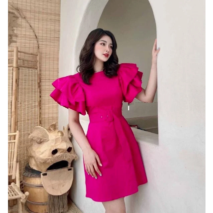 Váy hồng cánh sen giá rẻ