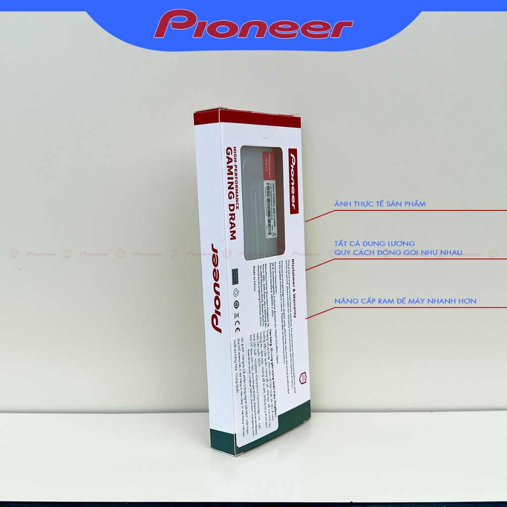 Bộ nhớ RAM Pioneer DDR4 8GB / 16GB - Hàng Chính Hãng