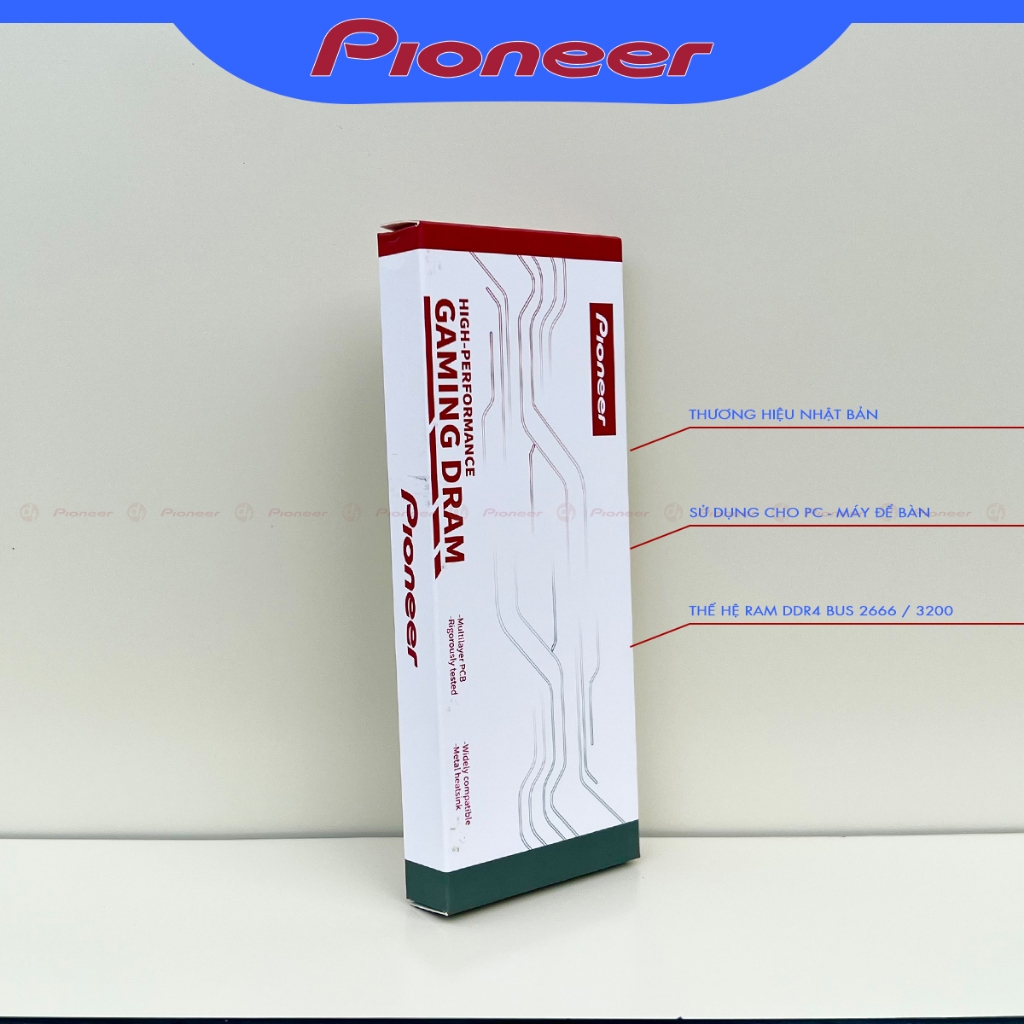 Bộ nhớ RAM Pioneer DDR4 8GB / 16GB - Hàng Chính Hãng