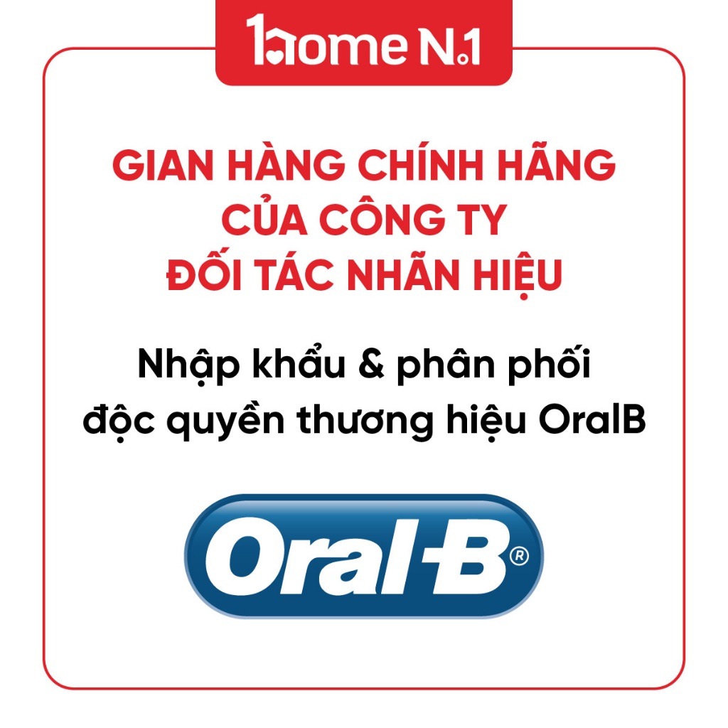 COMBO Bàn chải đánh răng điện Oral-B Vitality CrossAction Blue D12.513 và 2 Đầu bàn chải Oral-B Precision Clean