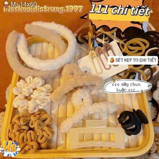 Set kẹp tóc 111 phong cách hàn quốc chi tiết