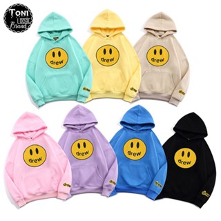 (Siêu Sale) Áo Hoodie DREW MẶT CƯỜI nỉ bông form rộng Unisex in Pet siêu bền (HD2800 - Full Size Full Màu)