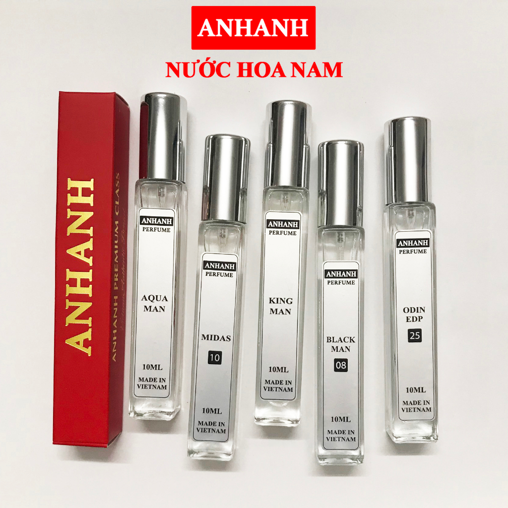 ✅ Tinh dầu Nước Hoa Nam ANHANH thơm lâu 6-8 tiếng - nam tính, mạnh mẽ, quyến rũ, thích hợp đi học đi làm đi chơi
