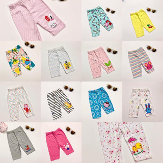 Xả kho 8k. set 5 quần legging lửng size nhí cho bé gái 9-15kh