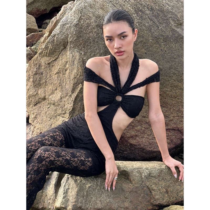 Jumpsuits REN cúp ngực cut eo - Tây Gu - JTK7