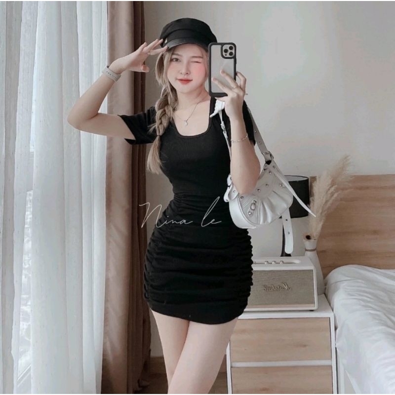 Pass đầm body chất  xịn như hình