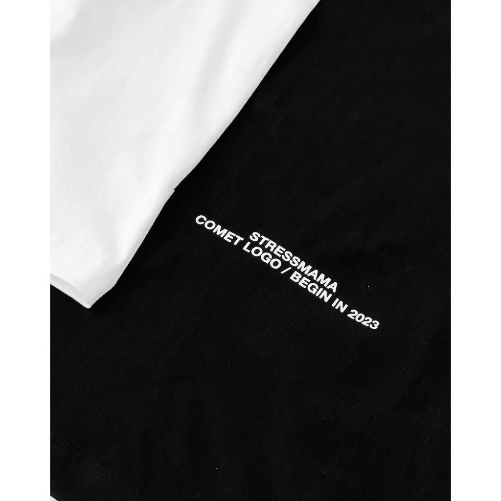 Stressmama Áo thun SSMA BIG COMET LOGO T-Shirt Cotton vải dày 280 GSM thoáng mát in lụa thủ công Local Brand