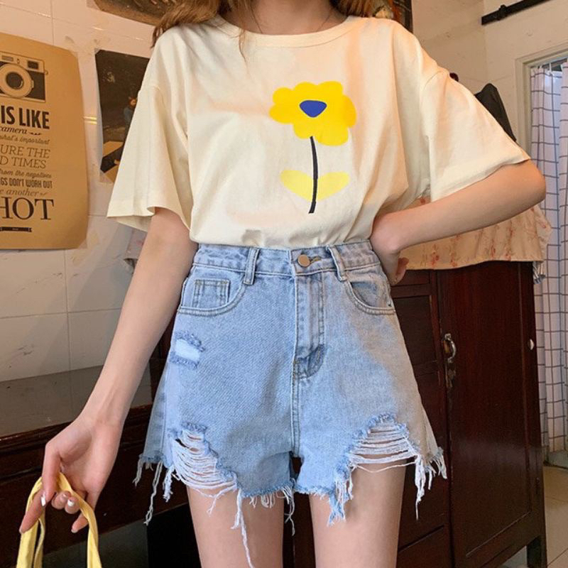 Quần short jean rách sexy, Quần short jeans nữ tua rua lai  ulzzang phong cách hàn quốc trẻ trung năng động💕💕💕U9888